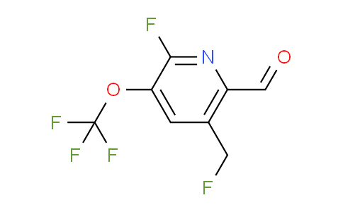 AM168062 | 1804320-38-4 | 2-Fluoro-5-(fluoromethyl)-3-(trifluoromethoxy)pyridine-6-carboxaldehyde