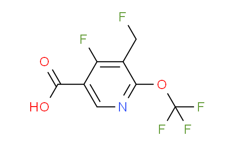 AM168066 | 1806741-56-9 | 4-Fluoro-3-(fluoromethyl)-2-(trifluoromethoxy)pyridine-5-carboxylic acid