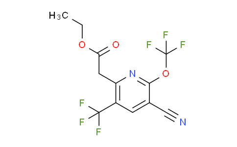 AM168074 | 1804739-07-8 | Ethyl 3-cyano-2-(trifluoromethoxy)-5-(trifluoromethyl)pyridine-6-acetate
