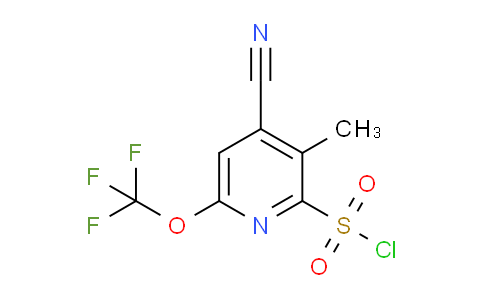 AM168080 | 1806217-85-5 | 4-Cyano-3-methyl-6-(trifluoromethoxy)pyridine-2-sulfonyl chloride