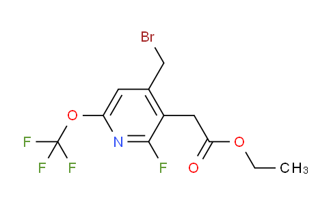 AM168081 | 1803943-90-9 | Ethyl 4-(bromomethyl)-2-fluoro-6-(trifluoromethoxy)pyridine-3-acetate