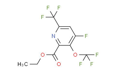 AM168082 | 1804679-57-9 | Ethyl 4-fluoro-3-(trifluoromethoxy)-6-(trifluoromethyl)pyridine-2-carboxylate