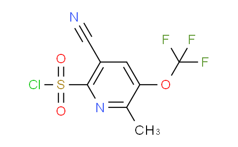 AM168083 | 1803621-52-4 | 5-Cyano-2-methyl-3-(trifluoromethoxy)pyridine-6-sulfonyl chloride