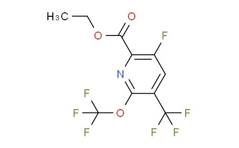 AM168086 | 1805975-35-2 | Ethyl 5-fluoro-2-(trifluoromethoxy)-3-(trifluoromethyl)pyridine-6-carboxylate