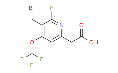 AM168091 | 1804643-69-3 | 3-(Bromomethyl)-2-fluoro-4-(trifluoromethoxy)pyridine-6-acetic acid