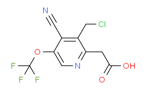 AM168105 | 1804643-54-6 | 3-(Chloromethyl)-4-cyano-5-(trifluoromethoxy)pyridine-2-acetic acid
