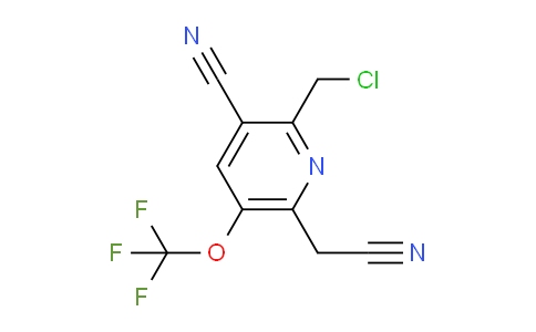 AM168117 | 1804297-37-7 | 2-(Chloromethyl)-3-cyano-5-(trifluoromethoxy)pyridine-6-acetonitrile