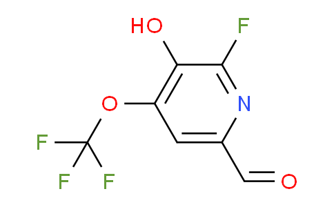 2-Fluoro-3-hydroxy-4-(trifluoromethoxy)pyridine-6-carboxaldehyde