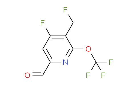AM168142 | 1804475-20-4 | 4-Fluoro-3-(fluoromethyl)-2-(trifluoromethoxy)pyridine-6-carboxaldehyde