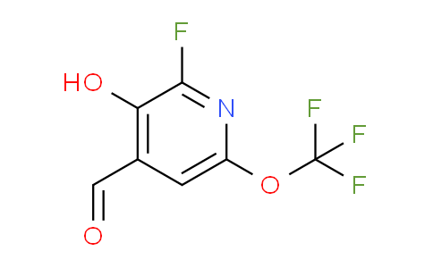 2-Fluoro-3-hydroxy-6-(trifluoromethoxy)pyridine-4-carboxaldehyde