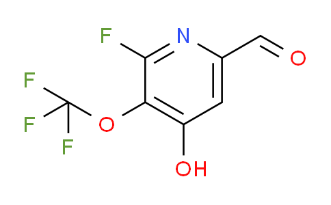 2-Fluoro-4-hydroxy-3-(trifluoromethoxy)pyridine-6-carboxaldehyde