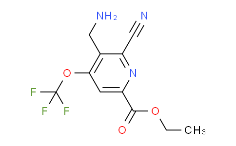 AM168182 | 1804735-44-1 | Ethyl 3-(aminomethyl)-2-cyano-4-(trifluoromethoxy)pyridine-6-carboxylate