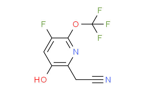 AM168186 | 1806140-55-5 | 3-Fluoro-5-hydroxy-2-(trifluoromethoxy)pyridine-6-acetonitrile