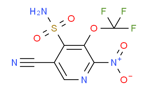 5-Cyano-2-nitro-3-(trifluoromethoxy)pyridine-4-sulfonamide