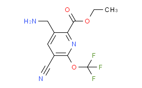 AM168198 | 1806189-33-2 | Ethyl 3-(aminomethyl)-5-cyano-6-(trifluoromethoxy)pyridine-2-carboxylate