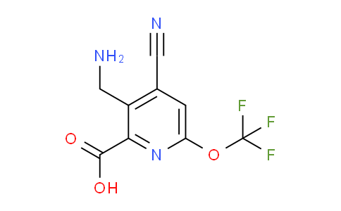 3-(Aminomethyl)-4-cyano-6-(trifluoromethoxy)pyridine-2-carboxylic acid