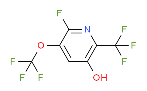 2-Fluoro-5-hydroxy-3-(trifluoromethoxy)-6-(trifluoromethyl)pyridine