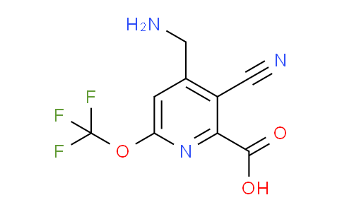 4-(Aminomethyl)-3-cyano-6-(trifluoromethoxy)pyridine-2-carboxylic acid