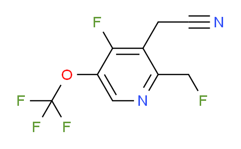 4-Fluoro-2-(fluoromethyl)-5-(trifluoromethoxy)pyridine-3-acetonitrile