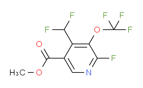Methyl 4-(difluoromethyl)-2-fluoro-3-(trifluoromethoxy)pyridine-5-carboxylate
