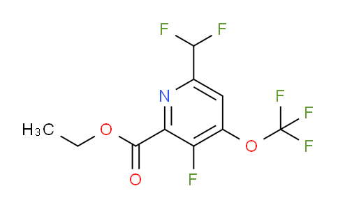 AM168261 | 1806264-81-2 | Ethyl 6-(difluoromethyl)-3-fluoro-4-(trifluoromethoxy)pyridine-2-carboxylate