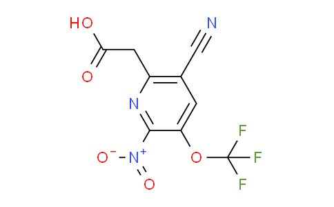 5-Cyano-2-nitro-3-(trifluoromethoxy)pyridine-6-acetic acid