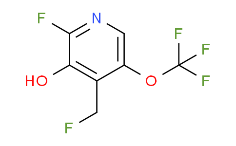 2-Fluoro-4-(fluoromethyl)-3-hydroxy-5-(trifluoromethoxy)pyridine