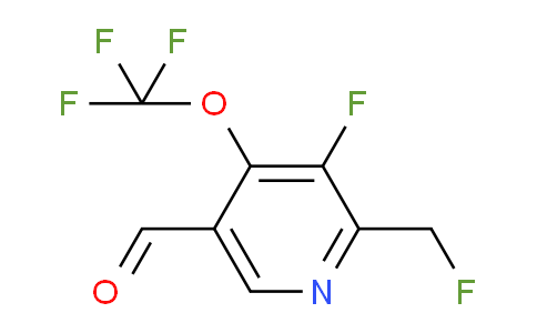 3-Fluoro-2-(fluoromethyl)-4-(trifluoromethoxy)pyridine-5-carboxaldehyde