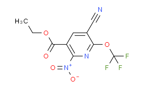Ethyl 3-cyano-6-nitro-2-(trifluoromethoxy)pyridine-5-carboxylate