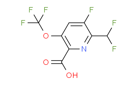AM168335 | 1804763-51-6 | 2-(Difluoromethyl)-3-fluoro-5-(trifluoromethoxy)pyridine-6-carboxylic acid