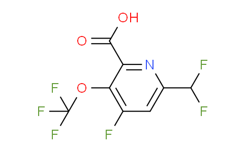 AM168340 | 1806036-47-4 | 6-(Difluoromethyl)-4-fluoro-3-(trifluoromethoxy)pyridine-2-carboxylic acid