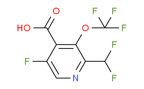 AM168342 | 1806036-50-9 | 2-(Difluoromethyl)-5-fluoro-3-(trifluoromethoxy)pyridine-4-carboxylic acid