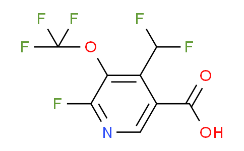 AM168360 | 1806198-66-2 | 4-(Difluoromethyl)-2-fluoro-3-(trifluoromethoxy)pyridine-5-carboxylic acid