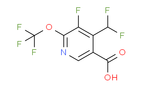 AM168363 | 1804623-39-9 | 4-(Difluoromethyl)-3-fluoro-2-(trifluoromethoxy)pyridine-5-carboxylic acid