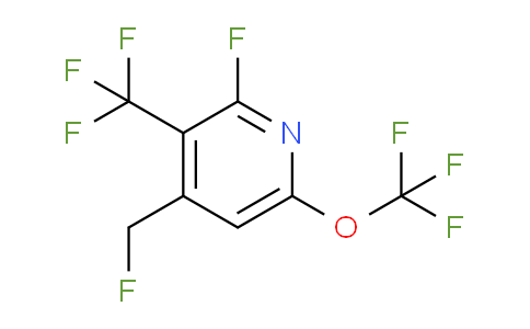 2-Fluoro-4-(fluoromethyl)-6-(trifluoromethoxy)-3-(trifluoromethyl)pyridine