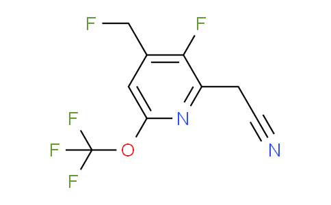 3-Fluoro-4-(fluoromethyl)-6-(trifluoromethoxy)pyridine-2-acetonitrile