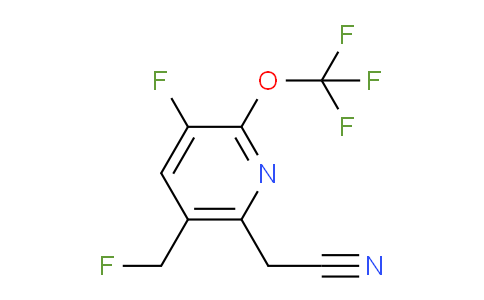 3-Fluoro-5-(fluoromethyl)-2-(trifluoromethoxy)pyridine-6-acetonitrile