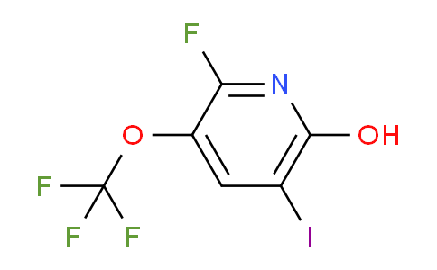 2-Fluoro-6-hydroxy-5-iodo-3-(trifluoromethoxy)pyridine