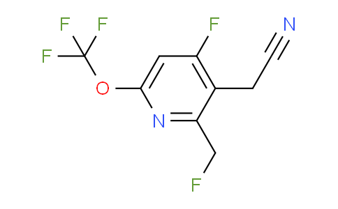 AM168438 | 1804625-44-2 | 4-Fluoro-2-(fluoromethyl)-6-(trifluoromethoxy)pyridine-3-acetonitrile