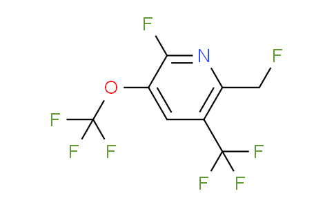 2-Fluoro-6-(fluoromethyl)-3-(trifluoromethoxy)-5-(trifluoromethyl)pyridine