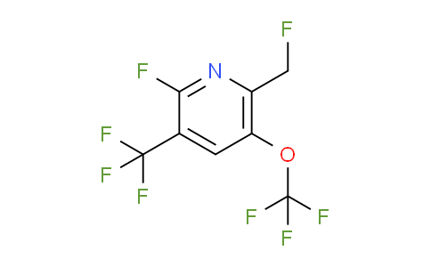 2-Fluoro-6-(fluoromethyl)-5-(trifluoromethoxy)-3-(trifluoromethyl)pyridine