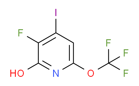 3-Fluoro-2-hydroxy-4-iodo-6-(trifluoromethoxy)pyridine