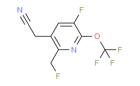 3-Fluoro-6-(fluoromethyl)-2-(trifluoromethoxy)pyridine-5-acetonitrile