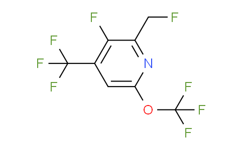 3-Fluoro-2-(fluoromethyl)-6-(trifluoromethoxy)-4-(trifluoromethyl)pyridine