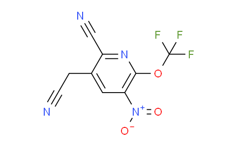 2-Cyano-5-nitro-6-(trifluoromethoxy)pyridine-3-acetonitrile