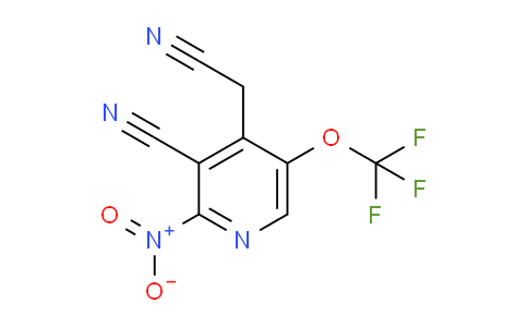 3-Cyano-2-nitro-5-(trifluoromethoxy)pyridine-4-acetonitrile