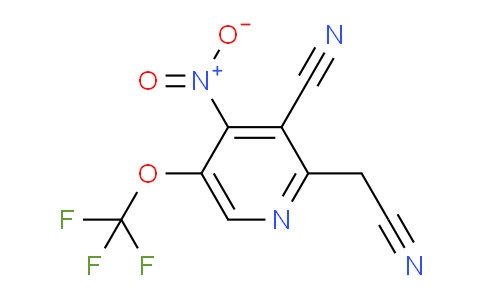 3-Cyano-4-nitro-5-(trifluoromethoxy)pyridine-2-acetonitrile
