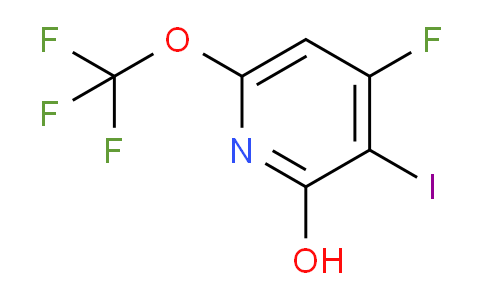 4-Fluoro-2-hydroxy-3-iodo-6-(trifluoromethoxy)pyridine