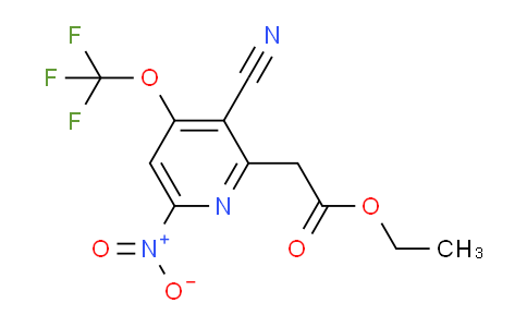 AM168475 | 1804674-75-6 | Ethyl 3-cyano-6-nitro-4-(trifluoromethoxy)pyridine-2-acetate