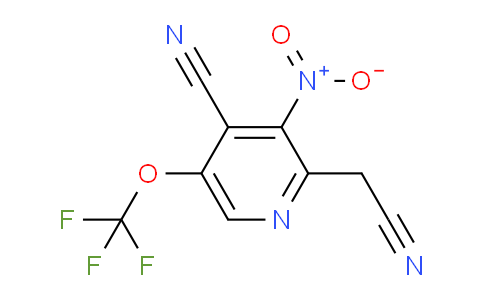 4-Cyano-3-nitro-5-(trifluoromethoxy)pyridine-2-acetonitrile